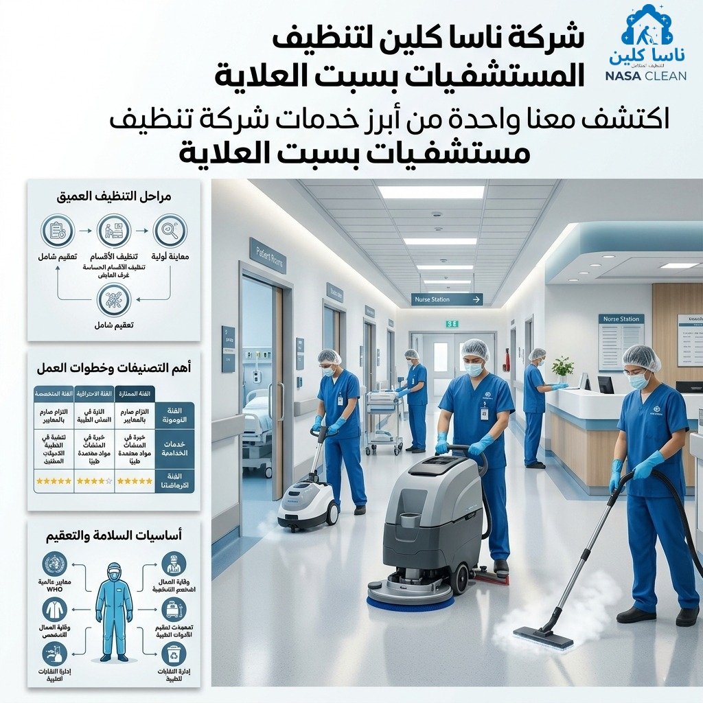 شركة تنظيف مستشفيات بسبت العلاية